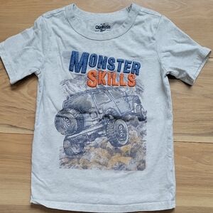 *3/$15* OshKosh B'gosh Monster Skills T-Shirt Kids Size 8